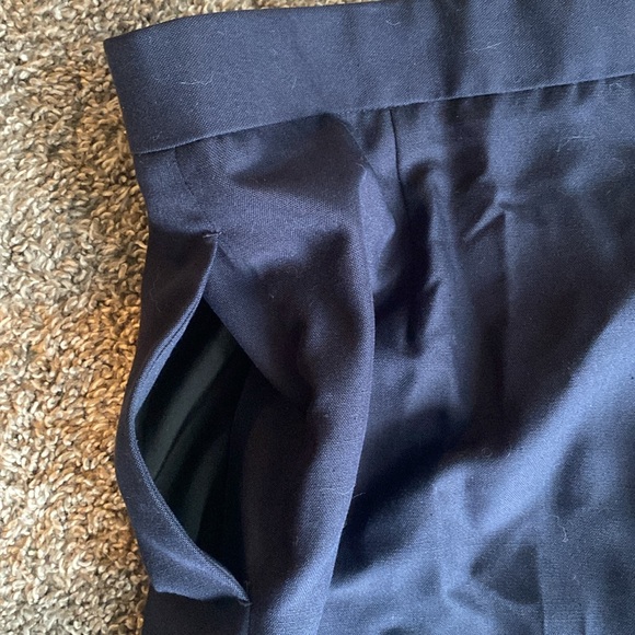 The Row 100% Silk Navy Blue Wide Leg Trouser Pants, Women’s 8 - Picture 16 of 16